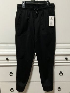 NWT DriWorks boys XL 14/16 moisture wicking fleece pants black